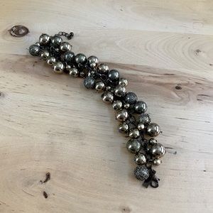 Bronze/Gold Tone Beaded Bracelet (3/$20)